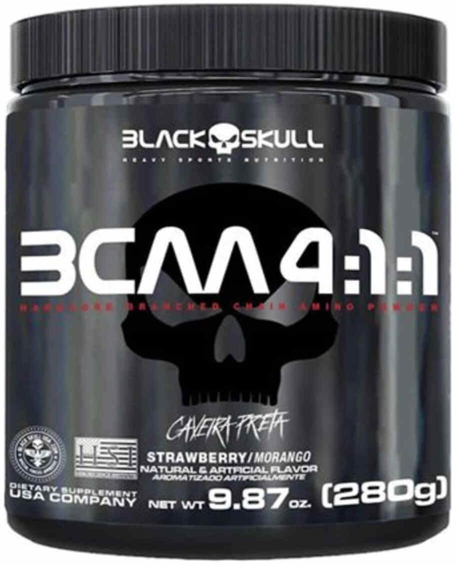 Black Skull Bcaa 4:1:1 Caveira Preta, 280 g 