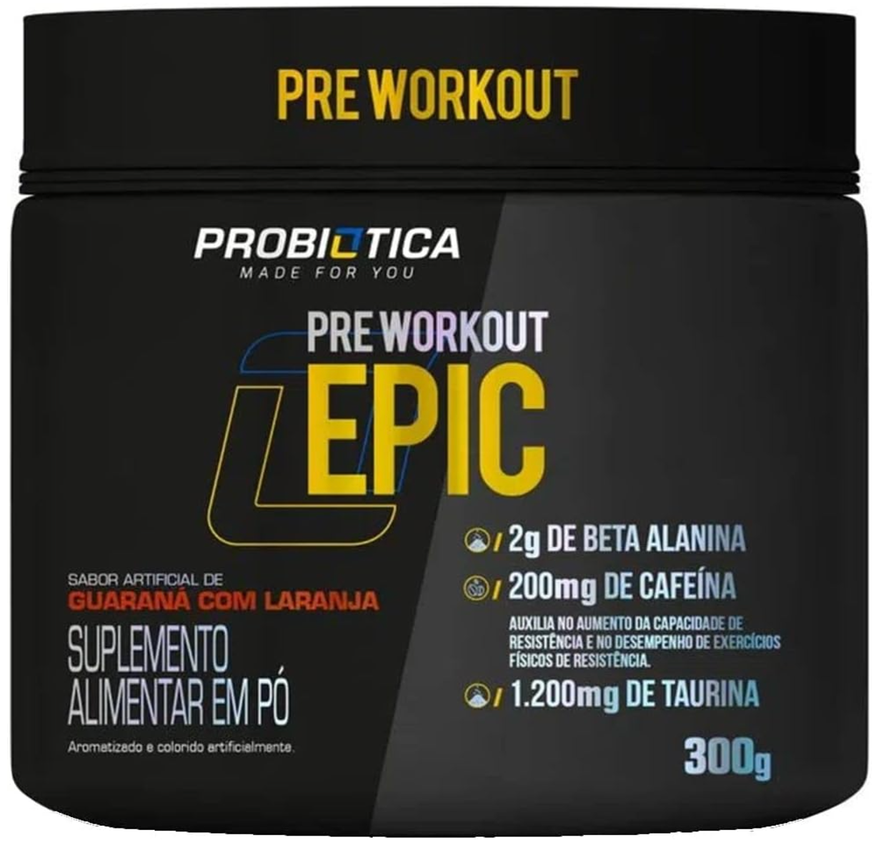 Probiótica Epic Pré-Workout