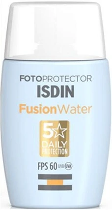 ISDIN Protetor Solar Facial Fusion Water 5 Stars FPS 60